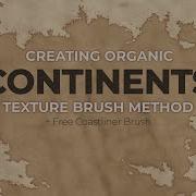 Creating Continents On Fantasy Maps Texture Brush Method FREE Brush