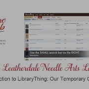 Intro To EAC ACB S LibraryThing Catalogue