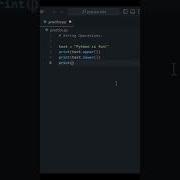 String Operations Python Pythonprogramming Code Coding Learnpython Pythonforbeginners