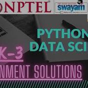 NPTEL Python For Data Science Week 3 Assignment Solutions