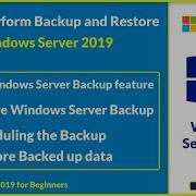How To Perform Backup And Restore In Windows Server 2019