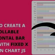 How To Create A Scrollable Horizontal Bar Chart With Fixed X Scale In Chart JS