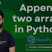 How To Append Two Arrays In Python NumPy How To Append 2d Array In Python NumPy