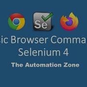 Basic Browser Commands Selenium Tutorials