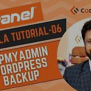 CPanel Tutorial 06 PHPMyAdmin How To Take Wordpress Database And File Backup Manually From