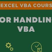 Free Excel VBA Course 22 Error Handling In VBA On Error Goto Resume