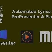 Автоматизируйте тексты песен синхронизируйте ProPresenter с воспроизведением через MIDI на Mac