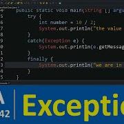 Java Tutorial 42 Java Exceptions And Exception Handling With Examples