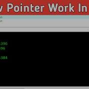 How Pointer Work In C Language Simple Example Learn Programming