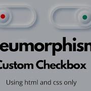 Neumorphism Custom Checkbox Tutorial