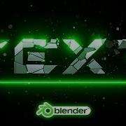 Blender Broken Sci Fi Text Intro Animation в Eevee