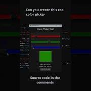 Creating A Custom Color Picker Tool In Python