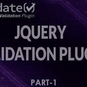 01 JQuery Validation Plugin Form Validation JQuery JQuery Plugin JavaScript Hindi Urdu