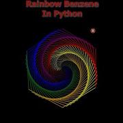 Rainbow Benzene Turtle Python Amazing Graphics Python Shorts Datastructures Viralshorts