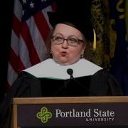 PSU Spring Commencement 2012 Commencement Speaker Jean Auel
