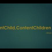 ContentChild ContentChildren In Angular