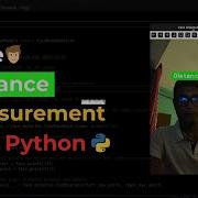 Real Time Face Distance Measurement Using Python OpenCV Cvzone Project Source Code