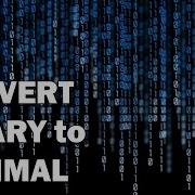 JAVA EXERCISES Binary To Decimal Conversion