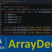 Java Tutorial 54 Java ArrayDeque With Examples Collections