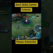 Gord Skills Combo Tutorial Mobile Legend Mlbb Ml2b Shorts Tutorial Gord