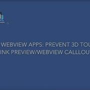 Prevent 3D Touch Link Preview WKWebView Callout IOS Tutorial
