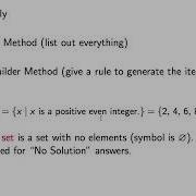 Basic Set Theory And Interval Notation Part 1
