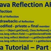 Java Reflection API Drawback GetClass ForName Field Method Constructor Java Tutorial Part 27