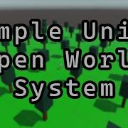Как создать простую систему открытого мира в Unity