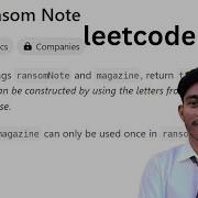 383 Ransom Note Strings HashMap Tc 0 M R LeetCode 383 Java