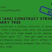 Leetcode 606 Construct String From Binary Tree