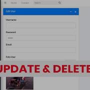 Update Dan Detele Data Template AdminLTE