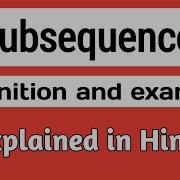 Subsequence Definition And Example Of Subsequence Real Analysis About Mathematics
