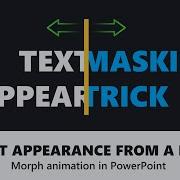 PowerPoint Animation Text Appearance From A Thin Bar Credits Morph Transition Office 365
