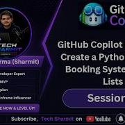 GitHub Copilot Prompt To Create A Python Railway Booking System Using Lists Github Copilot Ep 14