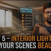 Учебник по освещению интерьера в Unreal Engine 5 ArchViz день 5 UE5