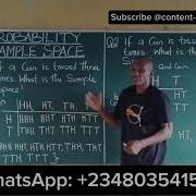 Probability With 1 2 And 3 Coins How To Find The Sample Space