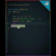 77 C Pattern Program C Language Tutorial Shorts Cprogramming Coding