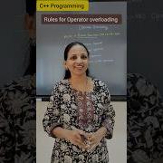 Rules For Operator Overloading In C Shorts