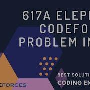 617A Elephant Codeforces Problem In C