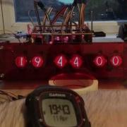 Electromechanical Relay Nixie Tube Digital Clock Prototype With Accurate Time