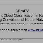 3DmFV 3D Point Cloud Classification In Real Time Using Convolutional Neural Networks