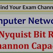 Nyquist Bit Rate Shannon Capacity Signal To Noise Ratio Computer Networks Course Lecture 18