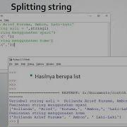 5 Operasi String