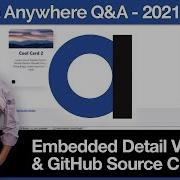 Embedding Detail Form In A List Control And GitHub Source Control 2021 04 14