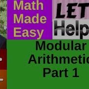 Modular Arithmetic Part 1