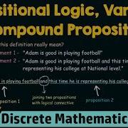 Propositional Logic Propositional Variables Compound Propositions