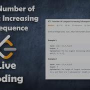 Number Of Longest Increasing Subsequence Leetcode 673