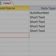 Access 2013 Create User Tables