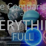 EVERYTHING Size Comparison 2021 FULL 3D 4K 60FPS