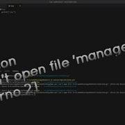 Python Can T Open File No Such File Or Directory Solved In Seconds Django Python Runserver